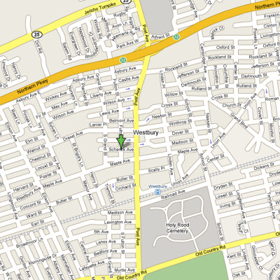 Map to Frein Lazzara Corporate Offices